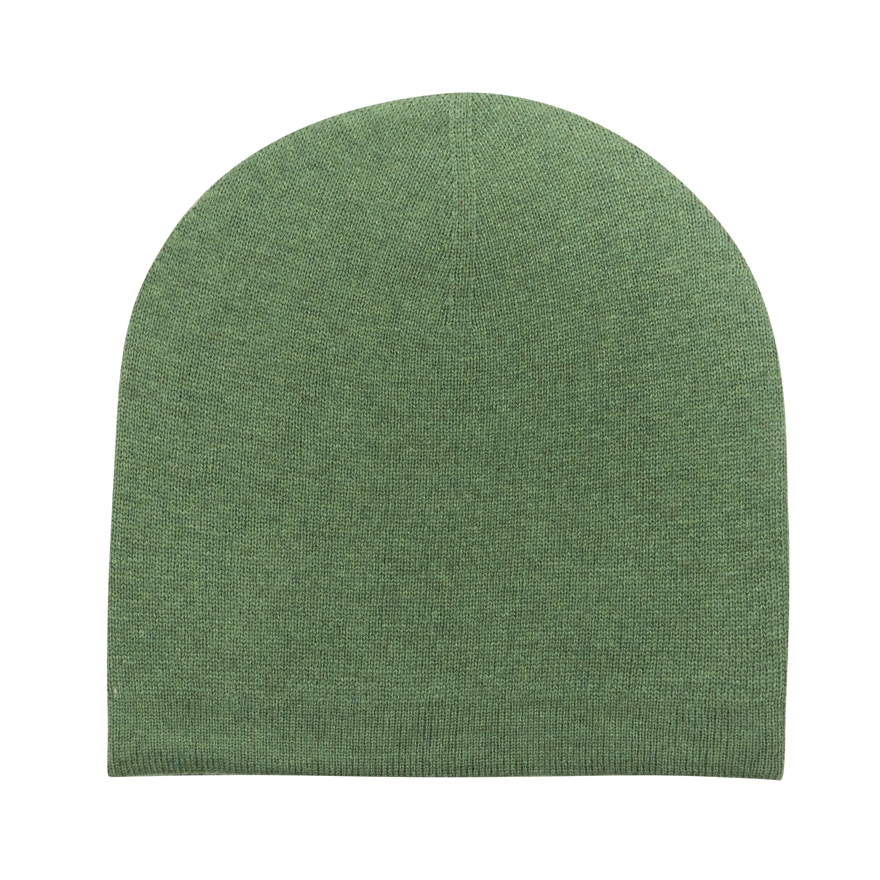 Cappello in cashmere berretto liscio verde