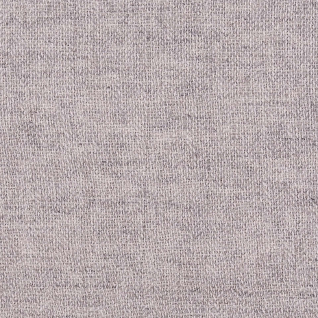 Sciarpa in cashmere grigia con motivo a spina di pesce
