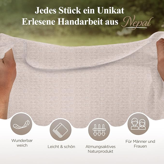 Sciarpa in cashmere bianco grigio con fantasia a quadri