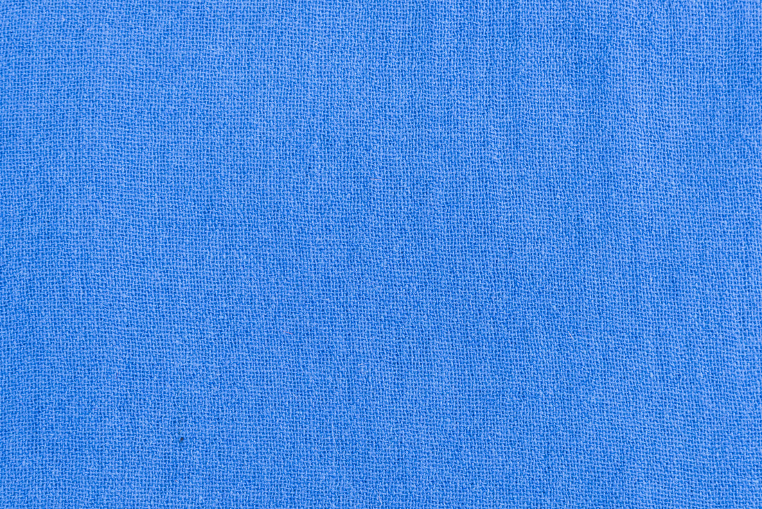 Sciarpa in cashmere tinta unita blu