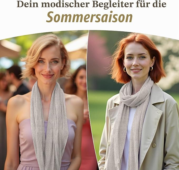 Sciarpa in cashmere bianco grigio tinta unita